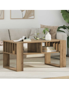Tavolino da salotto Rovere artigianale 92 x 49,5 x 45 cm