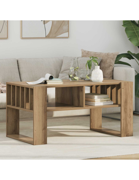Tavolino da salotto Rovere artigianale 92 x 49,5 x 45 cm