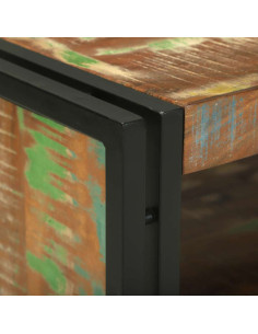 Tavolino da salotto 120 x 50 x 38 cm Legno Recuperato Massello