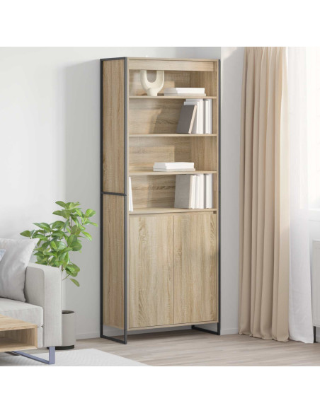 Armadi alti 2 pcs Sonoma 79 x 36 x 200 cm Legno multistrato