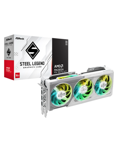 VGA ASROCK RADEON RX 9070 XT STEEL LEGEND 16GB