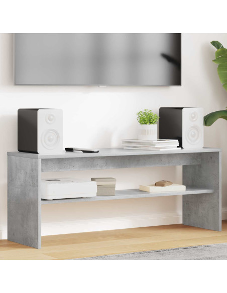 Mobile TV Grigio cemento 100 x 30 x 40 cm Legno multistrato