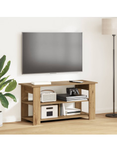 Supporto TV Rovere artigianale 100 x 40 x 50 cm