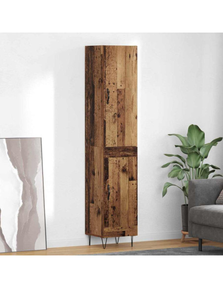 Credenza Legno vecchio 34,5 x 34 x 90 cm Legno multistrato