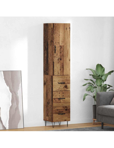 Credenza Legno vecchio 34,5 x 34 x 90 cm Legno multistrato