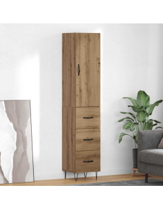 Credenza Rovere artigianale 34,5 x 34 x 90 cm Legno multistrato