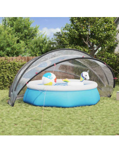 Dome Piscina Trasparente 500 x 500 x 236 cm PVC