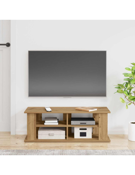 Supporto TV Rovere artigianale 96 x 35 x 33,5 cm