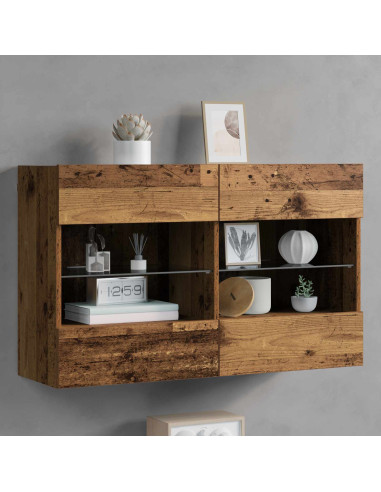 Mobile TV da parete Legno vecchio 98,5 x 30 x 60,5 cm