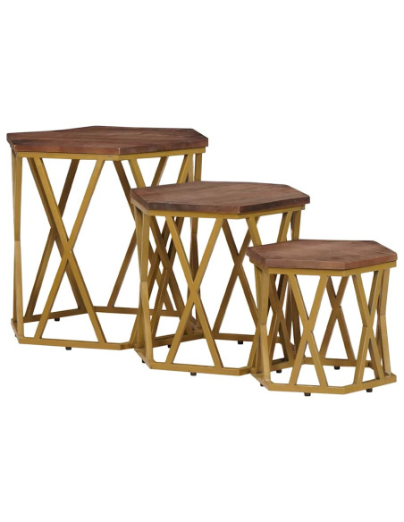 Tavolini da salotto Marrone 55 x 55 x 50 cm