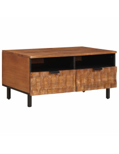 Tavolino da salotto con cassetto Marrone 80 x 54 x 40 cm