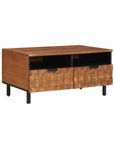 Tavolino da salotto con cassetto Marrone 80 x 54 x 40 cm