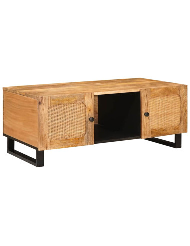 Tavolino da salotto Rovere artigianale 100 x 54 x 40 cm