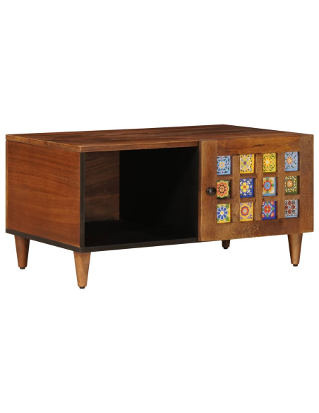 Tavolino da salotto Marrone 80 x 50 x 40 cm