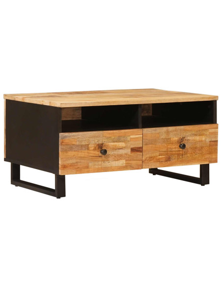 Tavolino da salotto con cassetto Marrone 80 x 54 x 40 cm