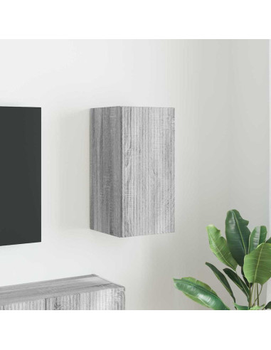 Mobile TV da parete Grigio Sonoma 30 x 31 x 60 cm