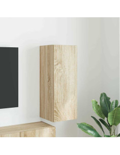 Mobile TV da parete Sonoma 30 x 31 x 80 cm Legno multistrato