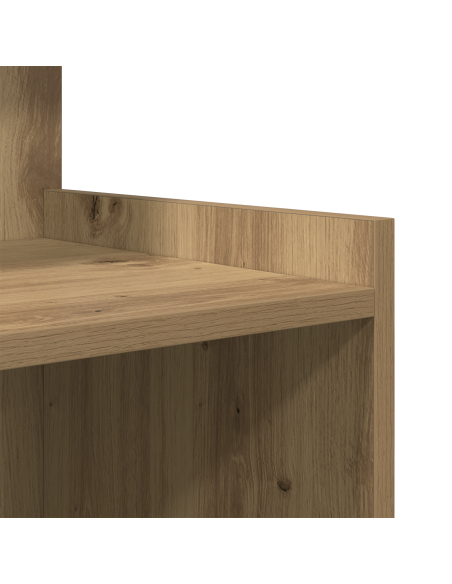 Armadio da Notte 2 pcs Rovere artigianale 40 x 35 x 60 cm