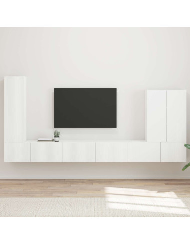 Montaggio a parete 6 pcs Bianco