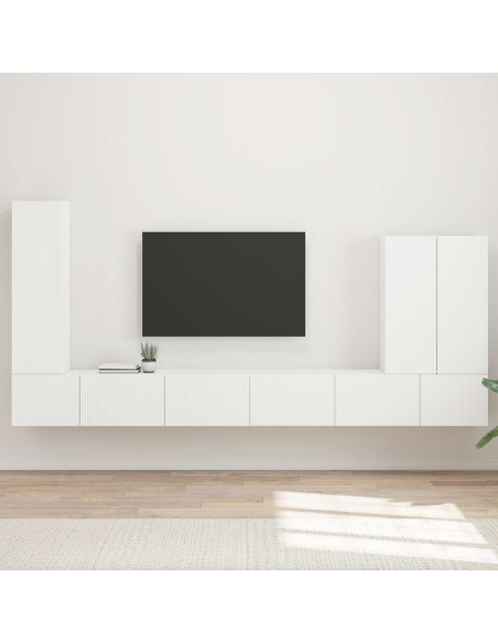 Montaggio a parete 6 pcs Bianco