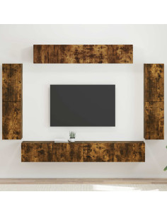 Mobile TV 8 pcs Rovere fumé