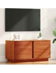 Mobile TV Marrone cerato 80 x 35 x 40,5 cm Pino massello