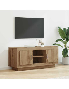 Mobile TV Rovere artigianale 102 x 35 x 45 cm Legno multistrato