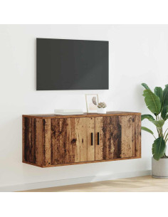 Mobile TV da parete Legno vecchio 100 x 34,5 x 40 cm