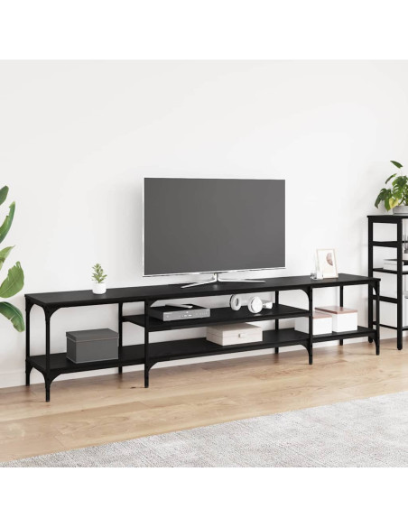 Mobile TV Rovere Nero 201 x 35 x 45 cm