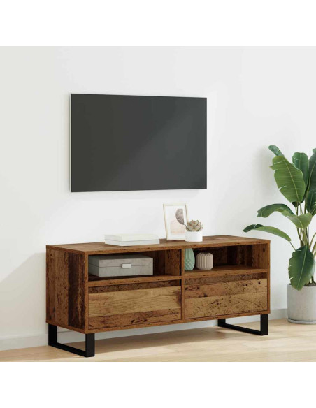 Mobile TV con cassetto Legno vecchio 100 x 34,5 x 44,5 cm
