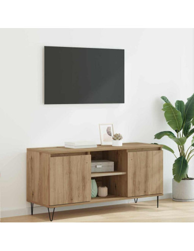 Mobile TV Rovere artigianale 104 x 35 x 50 cm Legno multistrato