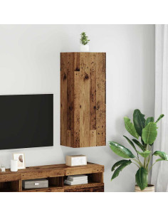 Mobile TV da parete Legno vecchio 40,5 x 30 x 102 cm