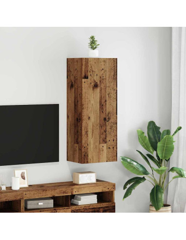 Mobile TV da parete Legno vecchio 40,5 x 30 x 102 cm