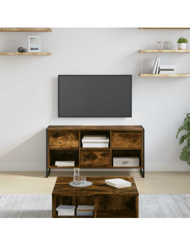 Mobile TV Quercia Fumosa 100 x 36 x 49,5 cm Legno multistrato