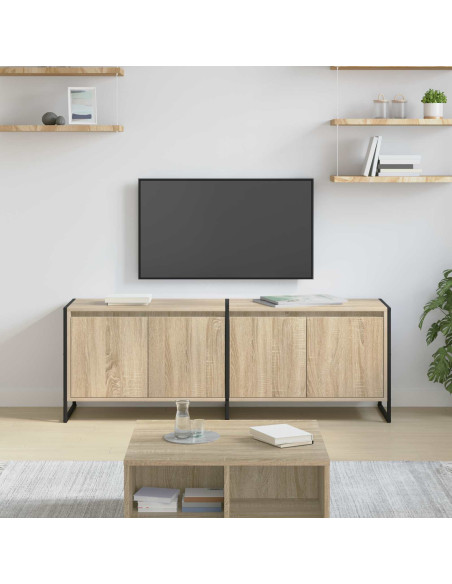 Mobile TV Sonoma 140 x 36 x 49.5 cm Legno multistrato