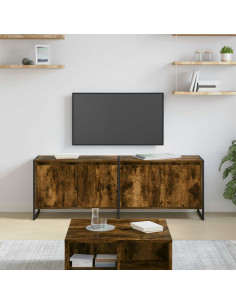 Mobile TV Quercia Fumosa 140 x 36 x 49.5 cm Legno multistrato