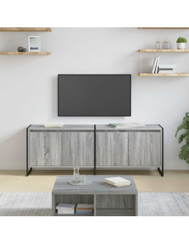 Mobile TV Grigio Sonoma 140 x 36 x 49.5 cm Legno multistrato