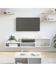 SupportoperTVaparete 150x25x28,5cm Legno multistrato