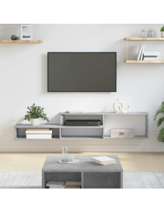 SupportoperTVaparete 150x25x28,5cm Legno multistrato