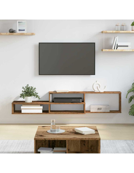 SupportoperTVaparete 150x25x28,5cm Legno multistrato