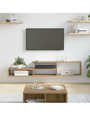 SupportoperTVaparete 150x25x28,5cm Legno multistrato