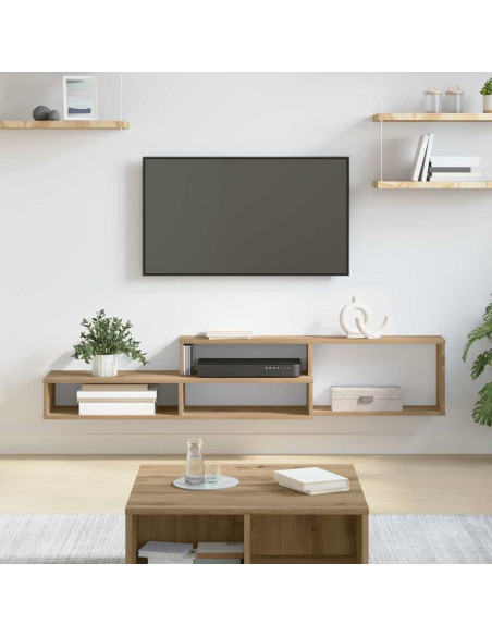 SupportoperTVaparete 150x25x28,5cm Legno multistrato