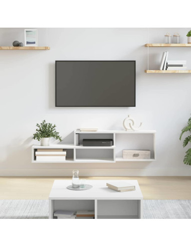 SupportoperTVaparete 120x25x28,5cm Legno multistrato