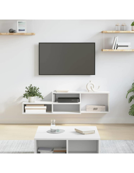 SupportoperTVaparete 120x25x28,5cm Legno multistrato