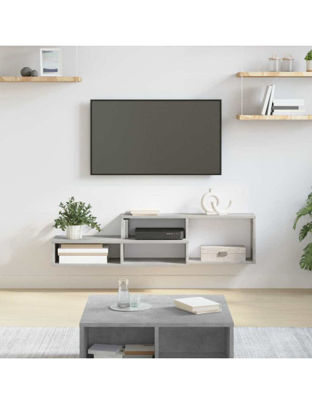 SupportoperTVaparete 120x25x28,5cm Legno multistrato