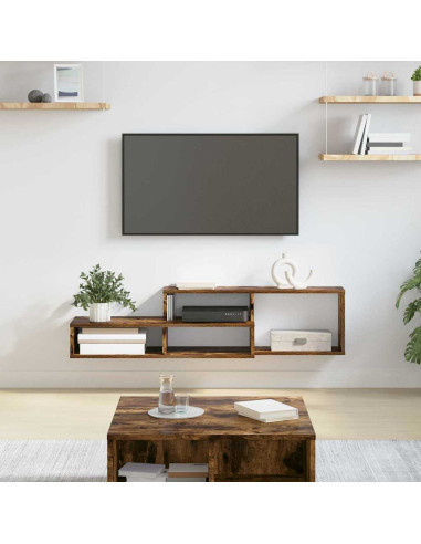 SupportoperTVaparete 120x25x28,5cm Legno multistrato