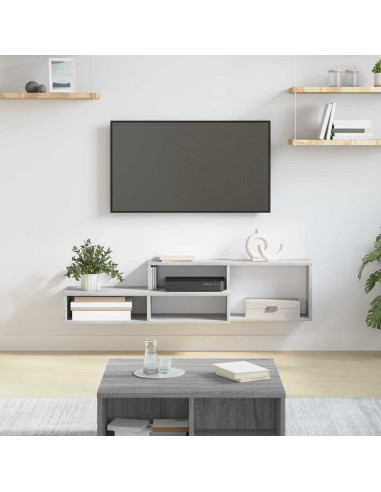 SupportoperTVaparete 120x25x28,5cm Legno multistrato