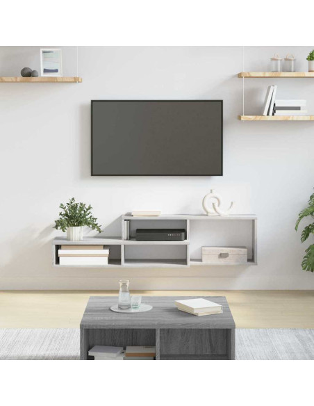 SupportoperTVaparete 120x25x28,5cm Legno multistrato