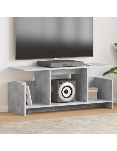 Supporto TV Grigio cemento 102 x 35 x 45 cm Legno multistrato