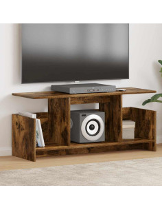 Supporto TV Rovere fumé 102 x 35 x 45 cm Legno multistrato